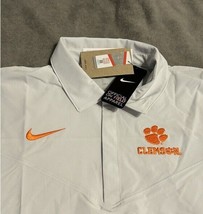 Clemson Tigers Polo SHIRT- Nike Coaches ELITE-BRAND NEW-MED &amp;2XL -NWT-$85 Retail - £31.95 GBP