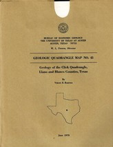 Geologic Map: Click Quadrangle, Texas - £10.30 GBP