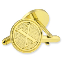 Letter X alphabet initials Cufflink Set - Gold or Silver - £29.88 GBP