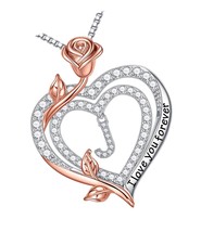 Mothers Day Gifts for Mom- Rose Flower Double Heart - $329.20