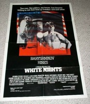 White Nights Movie Poster Vintage 1985 Phil Collins Barishnikov - £59.25 GBP