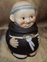 Vintage Goebel Friar Tuck Coin Bank SD 29 With Toes 1950-1959 NO KEY B - $38.01