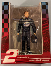 Rusty Wallace #2 2004 NASCAR Christmas Ornament New in box - £9.54 GBP