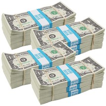 $1 Bill Aged Full Print Prop Money Bundles Pack - £146.23 GBP