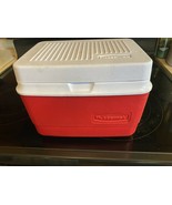 Vintage Rubbermaid Red GOTT Cooler Lunch Box !!! - £13.23 GBP