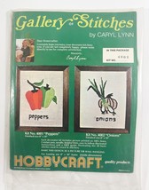 HobbyCraft  Gallery Of Stitches Cross Stitch Kit Onions &amp; Peppers #4002 - $149.08 MXN