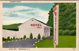 Wakefield New Hampshire Palmer&#39;s Motel NH Postcard Z21 - £15.89 GBP