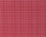 Cotton Chipper Check Red Nifty Nurses Fabric Print by the Yard D565.39 - £9.55 GBP