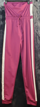 Capella Sports Jumpsuit Womens Size Medium Burgundy Sleeveless Off The S... - £13.07 GBP