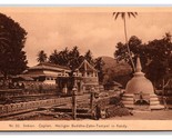 Heiliger Buddha Temple Kandy Ceylon Sri Lanka UNP DB Postcard Y17 - £4.63 GBP