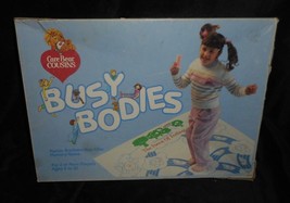 Vintage 1985 Care Bear Cousins Busy Bodies Memory Game W/ Mat Toy Parker Brother - £57.09 GBP