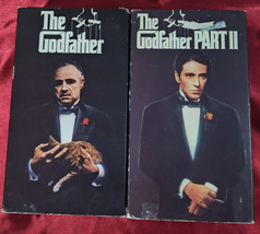 The Godfather Part 1 and 2 VHS set of 4 Tapes, I &amp; II - £11.35 GBP