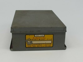 Eastman Kodak Kodaslide Compartment Slide File Vintage Length 7&quot; Width 4.5&quot; H 2&quot; - £7.88 GBP