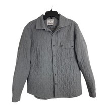 Barbour Womens Jacket Size Large Gray Quilted Snaps Pockets Pocket Slim Fit - $66.82