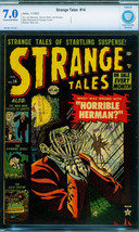 Strange Tales #14-CBCS 7.0-1953-ATLAS-PRE-CODE Horror - $1,256.15