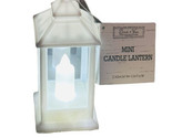 Birch + Vince Mini Candle White Lantern 2.165x4.567 Inches  - £10.80 GBP