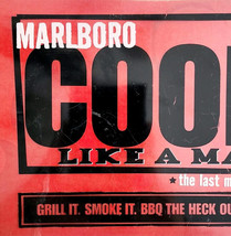 2004 Marlboro Cook Like a Man BBQ Cookbook Tobacco Cigarettes Vintage F1 - $554.45 MXN