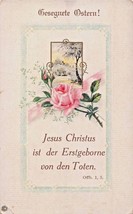 Geseguete Ostern -BIBLE Scripture Offb. 1,5 (Revelations)-GERMAN Easter Postcard - £7.67 GBP