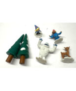 MINI Set of 6 Rudolph The Red Nosed Reindeer Cornelius Bumble Figurines - €17,19 EUR