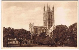 UK Postcard Gloucester Cathedral RPPC - £1.69 GBP