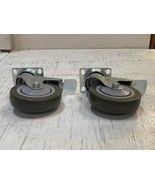 2 Pack of Equiptment Plate Casters with 4in Polyurethane Wheels (2 Quant... - £22.50 GBP