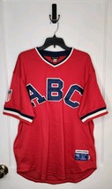 Atlanta Black Crackers #44 Rings &amp; Crwns Red Mesh Replica V-Neck Jersey ... - $40.00