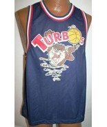 Vintage 1996 TAZMANIAN DEVIL Taz Turbos BASKETBALL JERSEY Looney Tunes XS - £18.47 GBP