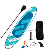 11Ft Inflatable Stand Up Paddle Board 6 Thick With Adjustable Paddle Bac... - £185.39 GBP