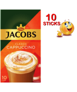 JACOBS STICKS 3IN1 CAPPUCCINO Instant Coffee 10x18g  Made in UKRAINE - $13.85