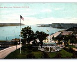 Hudson Fiume Da Claremont Ny New York DB Cartolina V17 - $4.04