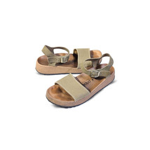$140 Birkenstock 40 Womens Sandals Khaki &amp; Suede P API Llio &#39;glenda&#39; Size 9 - £55.95 GBP