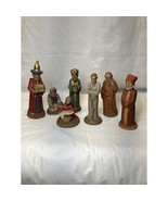 Handcrafted 7-Piece Tom Clark Nativity Set Vintage Figurines Signed + Ma... - $172.26