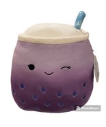 NWT! Squishmallows Poplina BOBA BUBBLE TEA 24” Jumbo Plush Toy Purple - £77.66 GBP