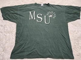 Vintage MSU Michigan State Spartans GRUFF Sparty Single Stitch XXXL Shir... - $21.60