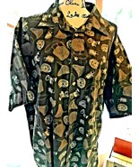 Men&#39;s Authentic Outfitters Roundtree &amp; Yorke Fishing Theme Shirt XL 004-11 - $6.88