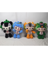 Beijing 2008 Olympics Plush Stuffed Lot of 4 FUWA Good Luck Dolls - £18.66 GBP