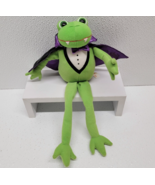 Vintage Russ Berrie Count Croaker Vampire Frog Plush Halloween Cute - $29.89 CAD
