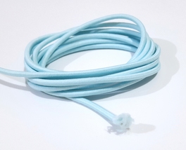 3mm wide-  5-10y  Light Blue Elastic Drawstring Round Elastic Cord ET83 - £4.61 GBP+