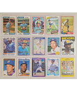 Milwaukee Brewers Lot of 15 MLB Baseball 1970&#39;s,80&#39;s,90&#39;s Gary Sheffield - $15.28