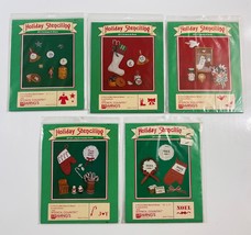 LOT OF 5 Stencil Country Wangs International Christmas Themed Vintage St... - $12.86
