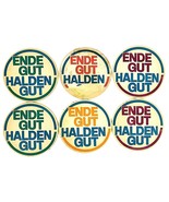 Vintage Beer Coasters Ende Gut Halden Gut Switzerland 1972 Set Of 6 - $10.39