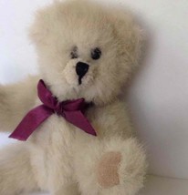 Ty Multi Jointed Vintage Plush Stuffed Teddy Bear Animal Tan and Off-White 1992 - $42.56