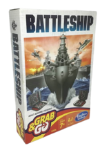 Battleship Game Grab Go Travel Hasbro Carry Camping Car Game Family NEW - £6.95 GBP