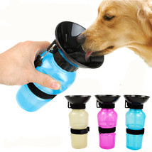 Pet Dog Drinking Water Bottle Sports Squeeze Type Puppy Cat Portable Travel Outd - £10.98 GBP+