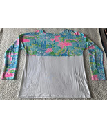 Lilly Pulitzer Finn Top Long Sleeve Multi Lilly Loves Washington DC Size... - $26.98