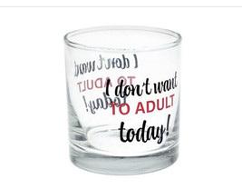 Cristar “I Don’t Want To Adult Today”. Gift Whiskey Glass:10.5oz - £11.58 GBP