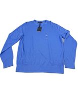 Tommy Hilfiger Men's Essential Solid Crew Neck Sweater Cobalt Blue-2XL - $43.99