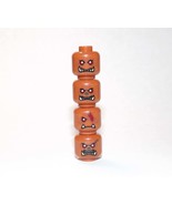 Minifigure Orc Head Of 4 A Head Diy US Seller - $6.21