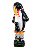 Polar Antarctica Emperor Penguin &amp; Chick Wine Bottle Topper Stopper Cork... - €18,74 EUR