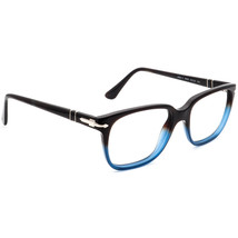 Persol Eyeglasses 3094-V 9029 Dark Tortoise&amp;Blue Square Italy 55-18 145 Handmade - £90.45 GBP
